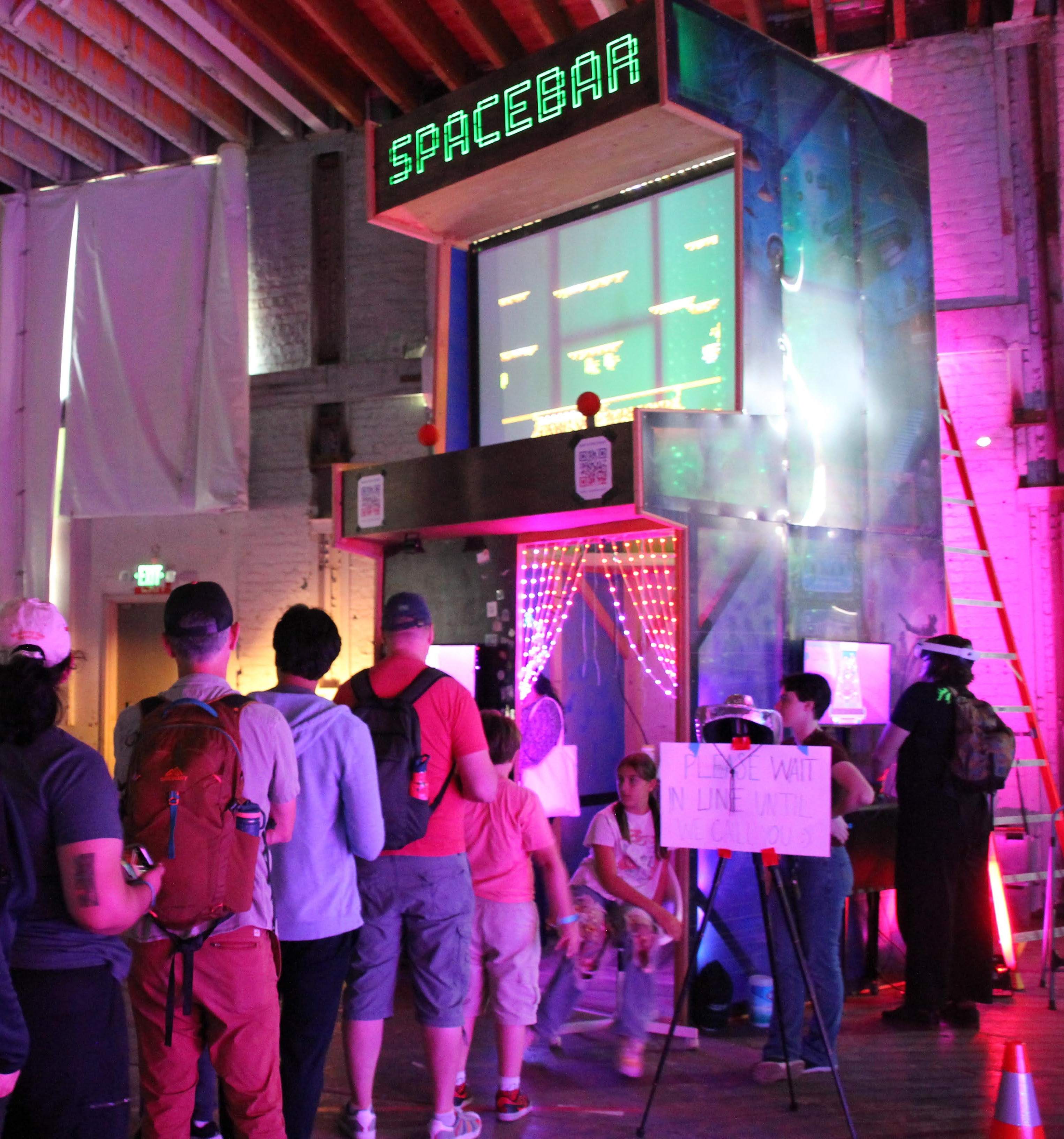 In action at event