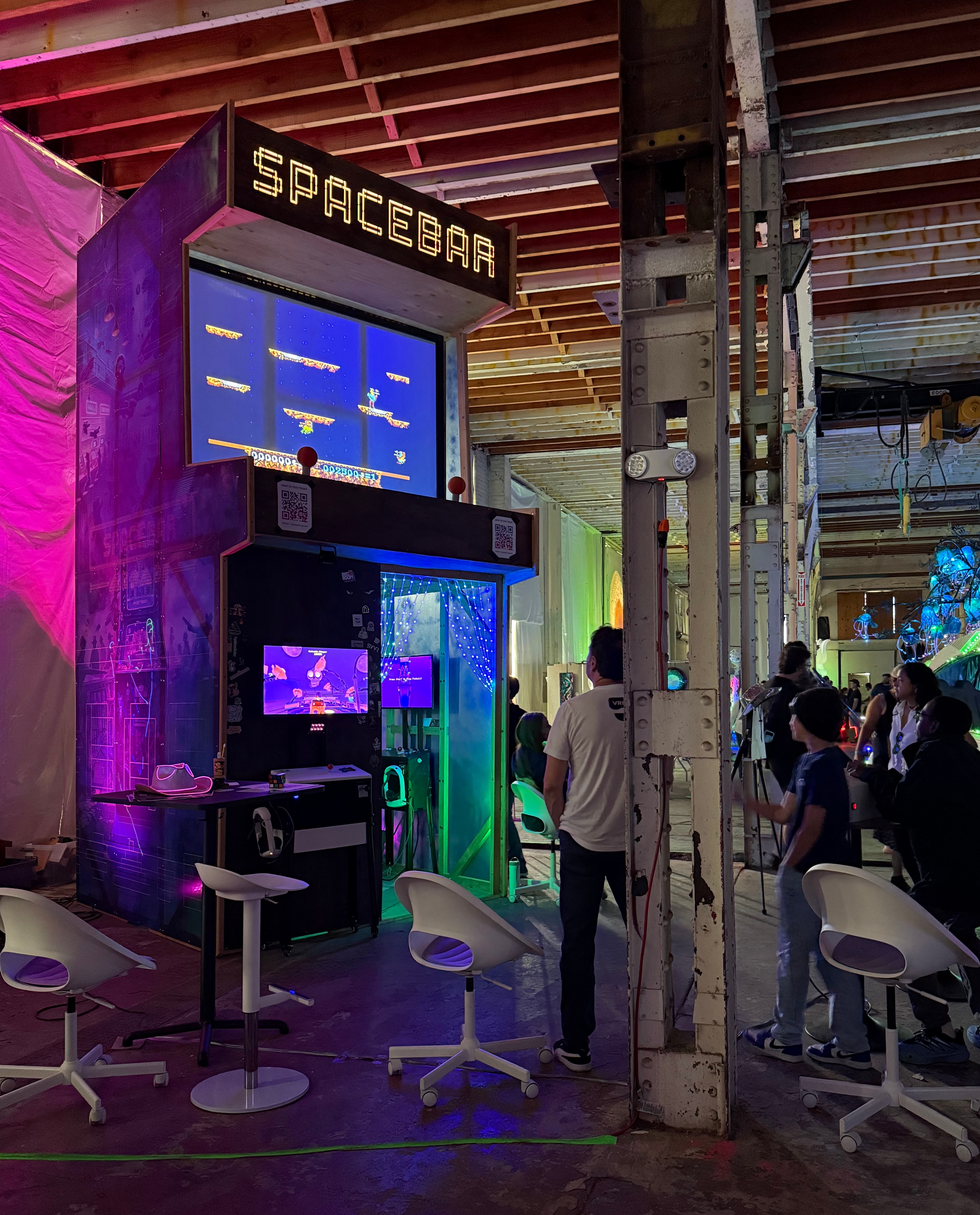 Front view — 16-foot Giant Arcade Machine
